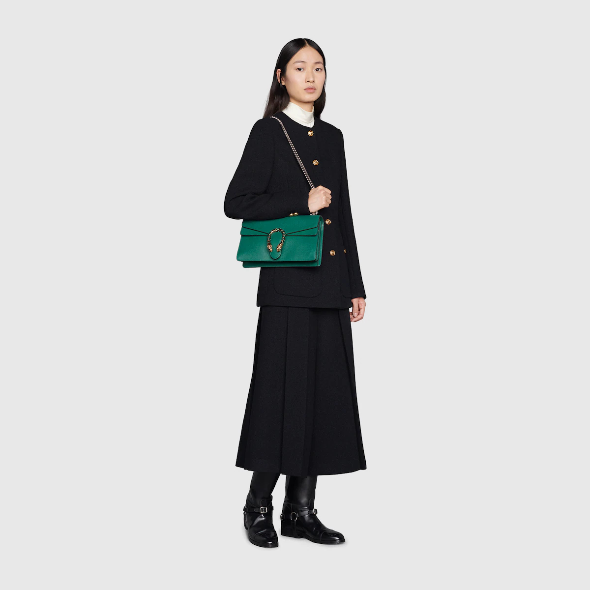 DIONYSUS LEATHER SHOULDER BAG