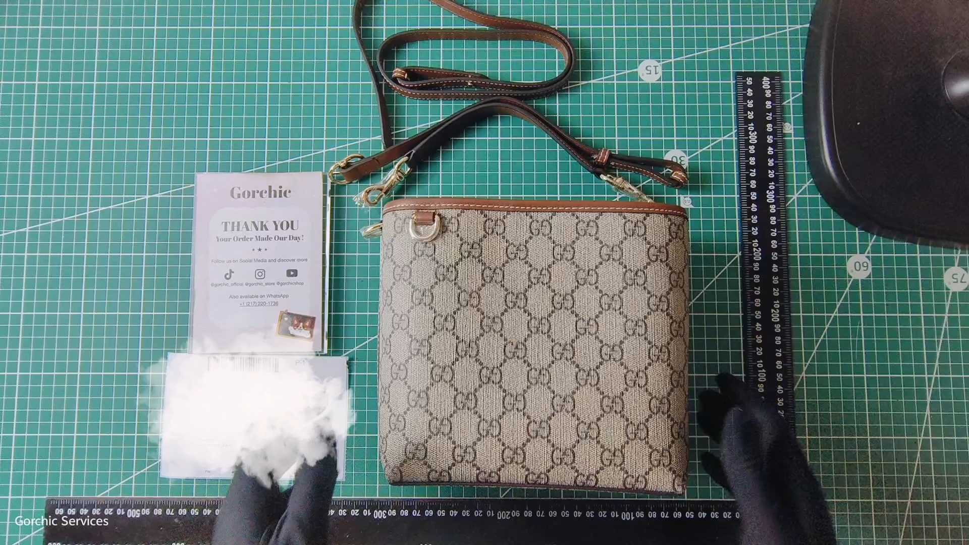 [TOP]Gucci GG Emblem bucket bag - Small