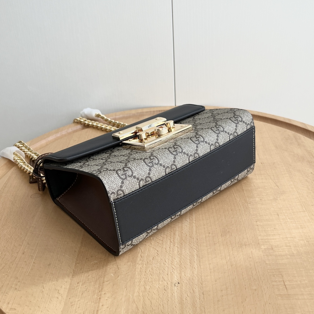 Gucci GG Supreme Padlock Small Shoulder - Bag