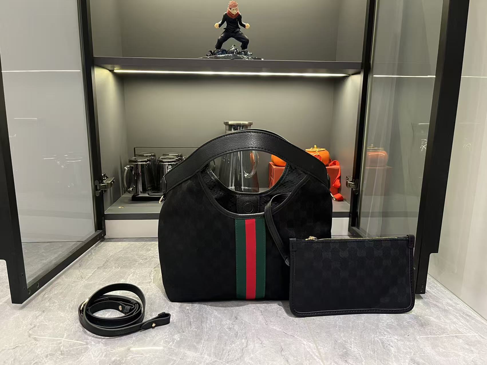 Gucci Giglio Small tote bag Dark black - Bag