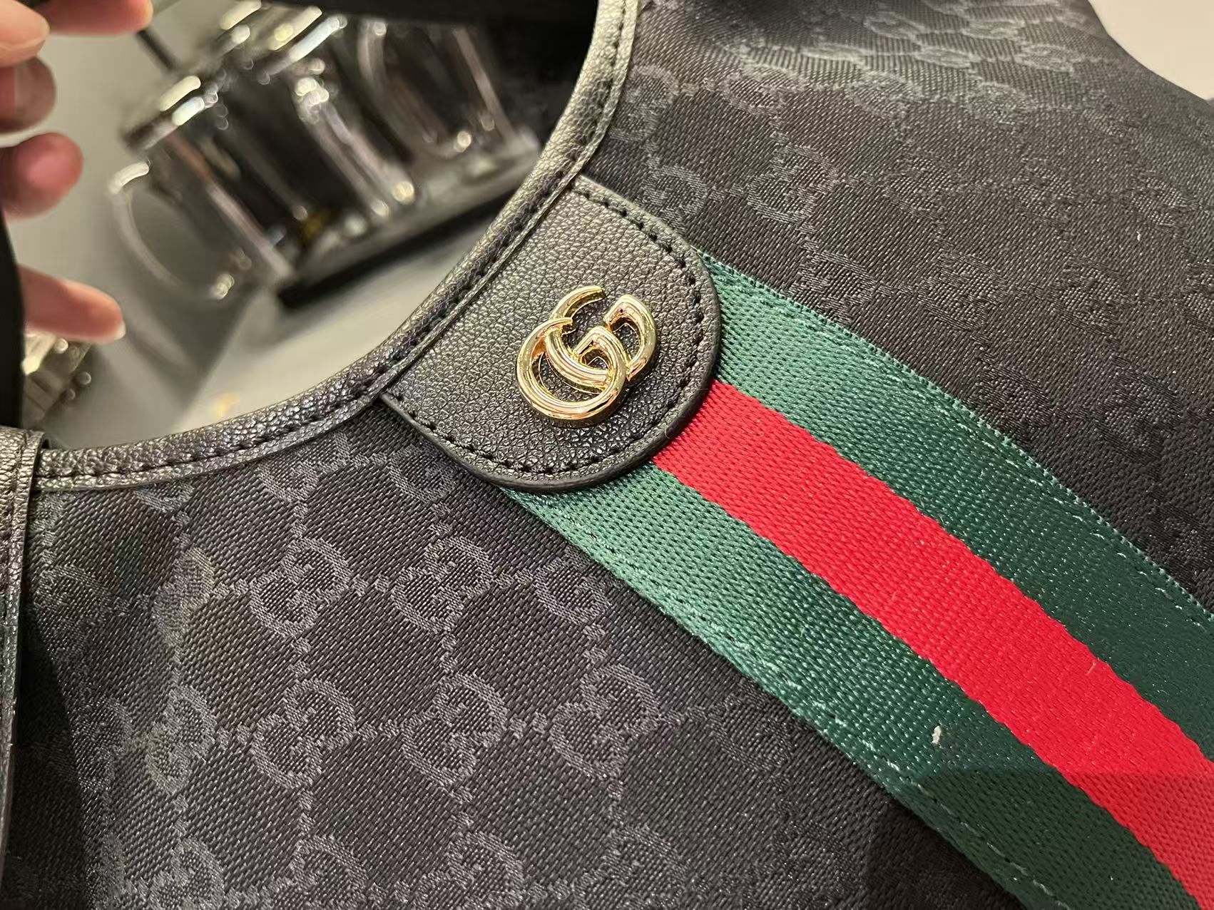 Gucci Giglio Small tote bag Dark black - Bag