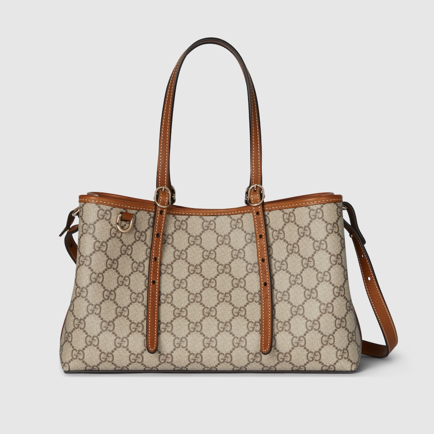 Gucci GG Emblem Medium brown tote bag