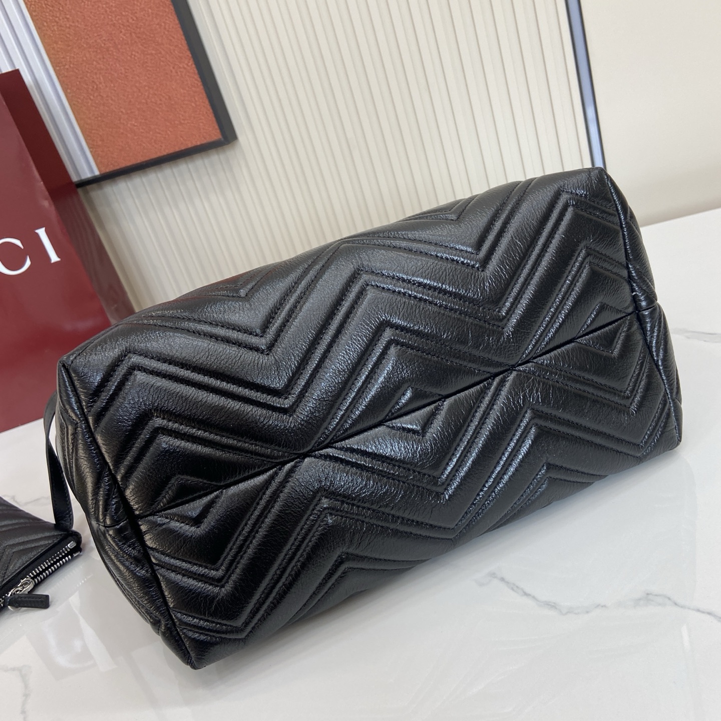 Gucci GG Marmont Medium tote bag Black - Bag