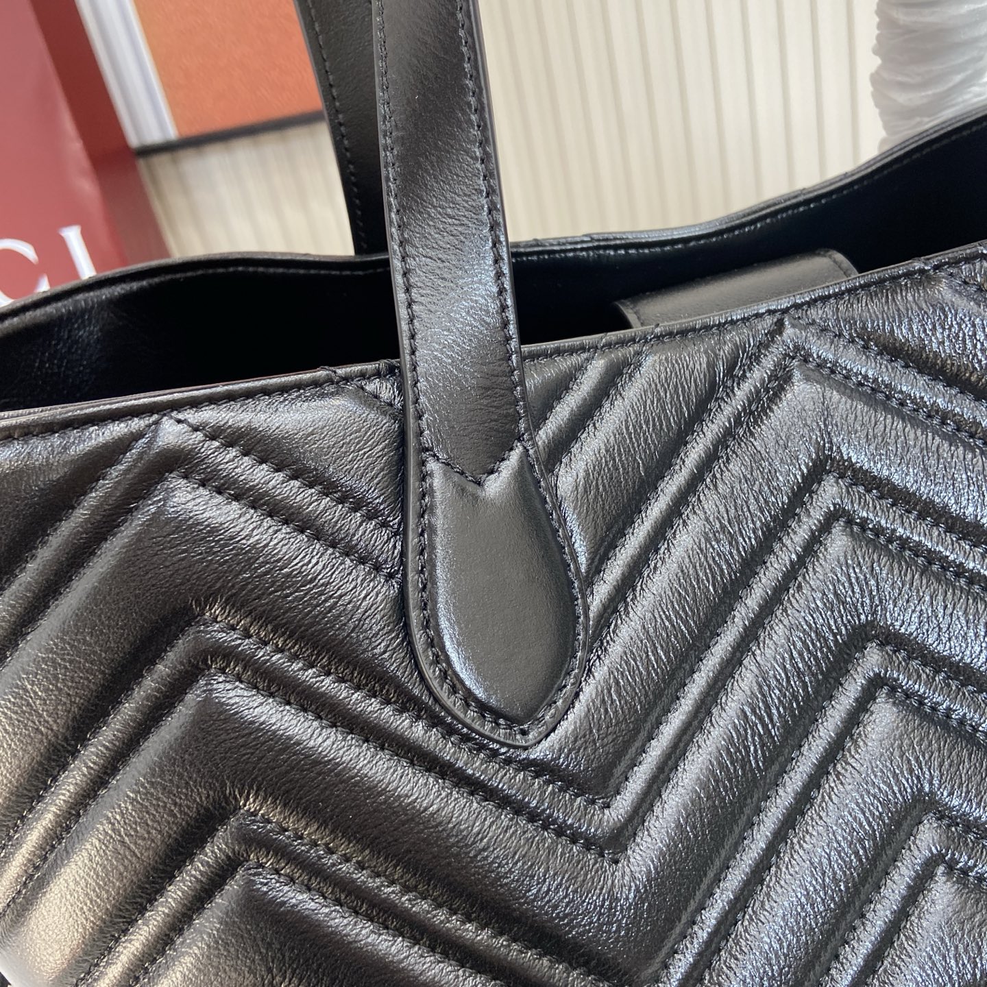 Gucci GG Marmont Medium tote bag Black - Bag