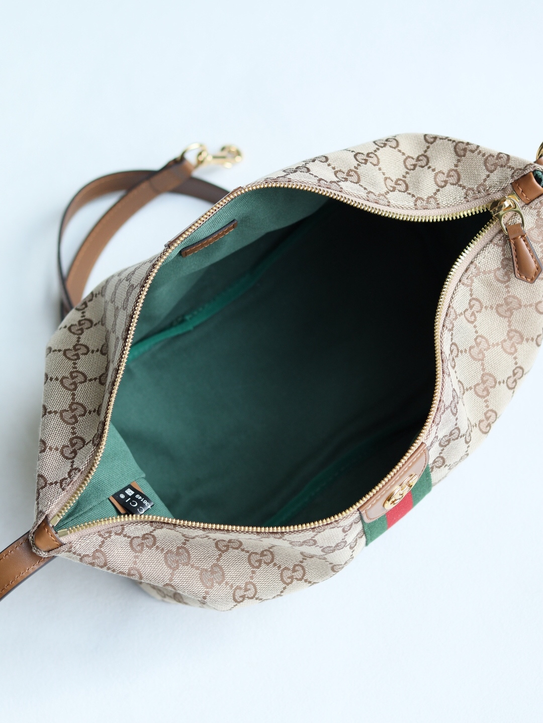 Gucci Vanity Top Handle Beige and brown GG canvas - Bag