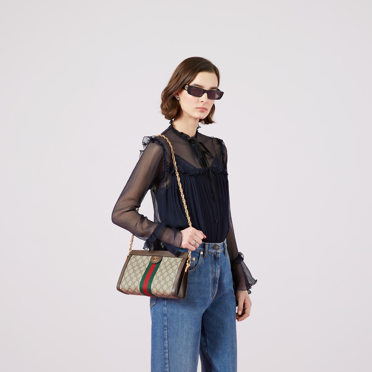 OPHIDIA SMALL SHOULDER BAG
