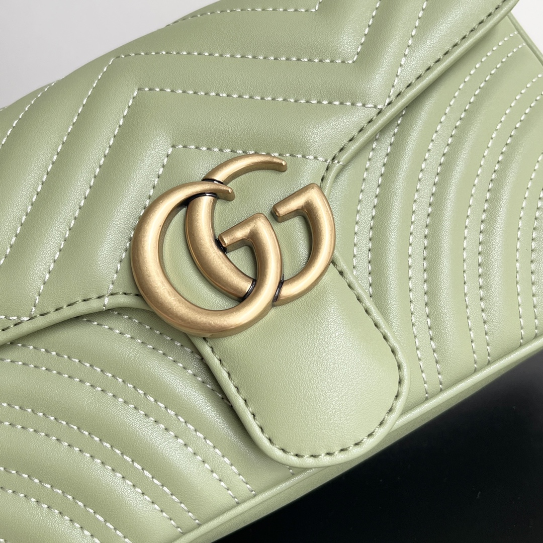 Gucci GG Marmont Shoulder Bag - Green Bag