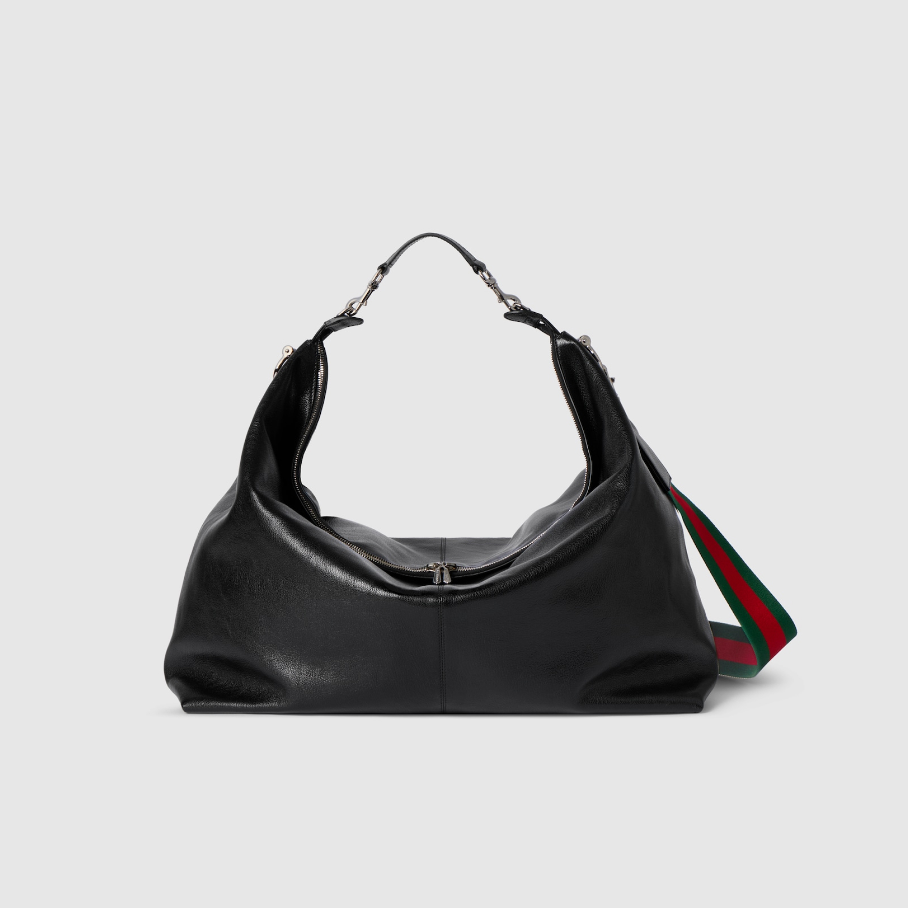 Gucci Brera crossbody bag Black soft Silver toned hardware - Bag