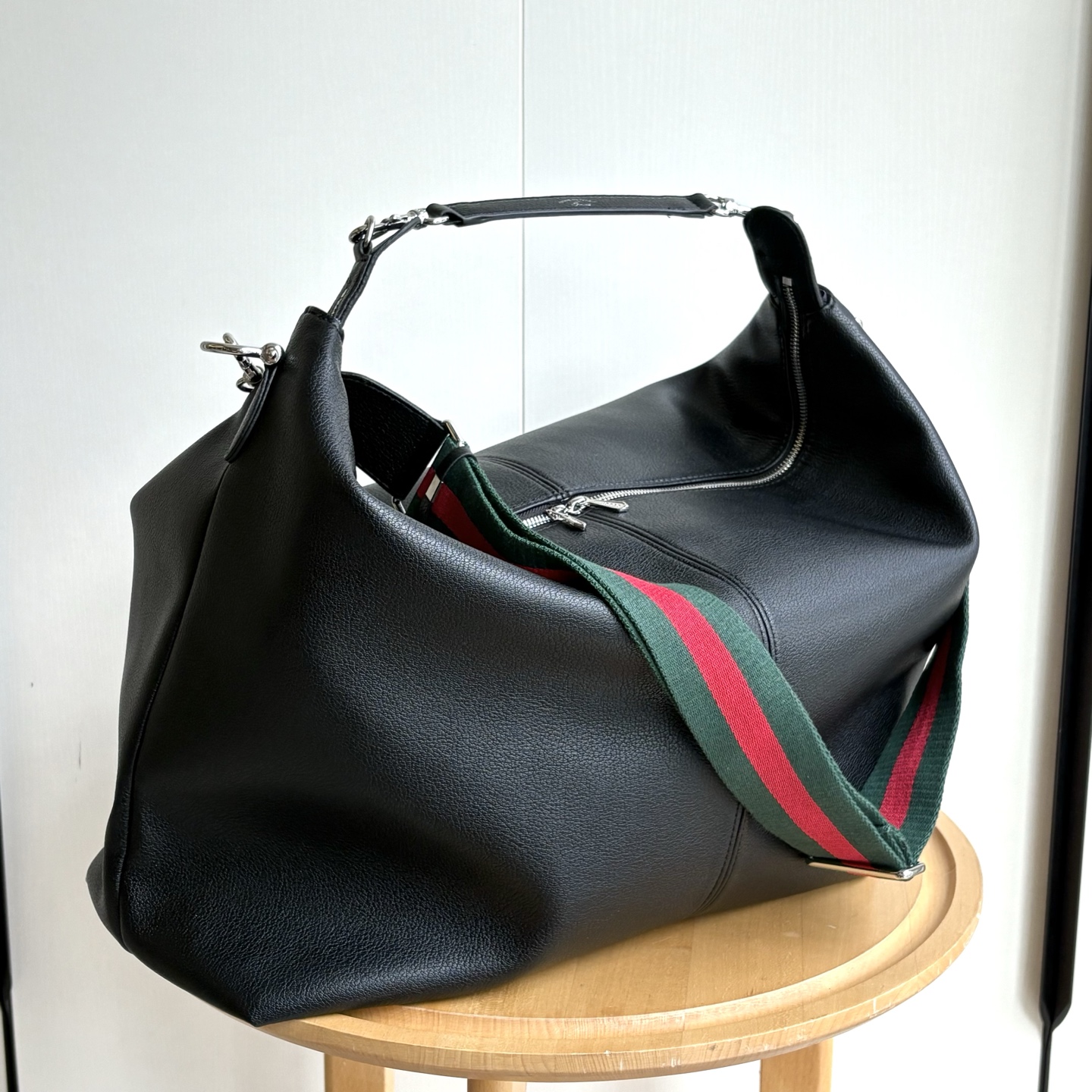 Gucci Brera crossbody bag Black soft Silver toned hardware - Bag