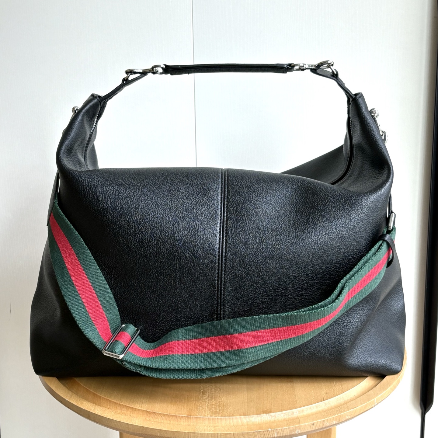 Gucci Brera crossbody bag Black soft Silver toned hardware - Bag