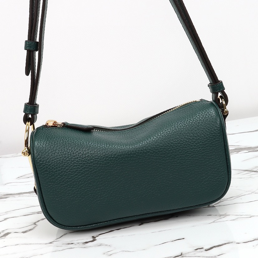 Gucci Half Horsebit Shoulder Green soft grainy leather Mini Bag