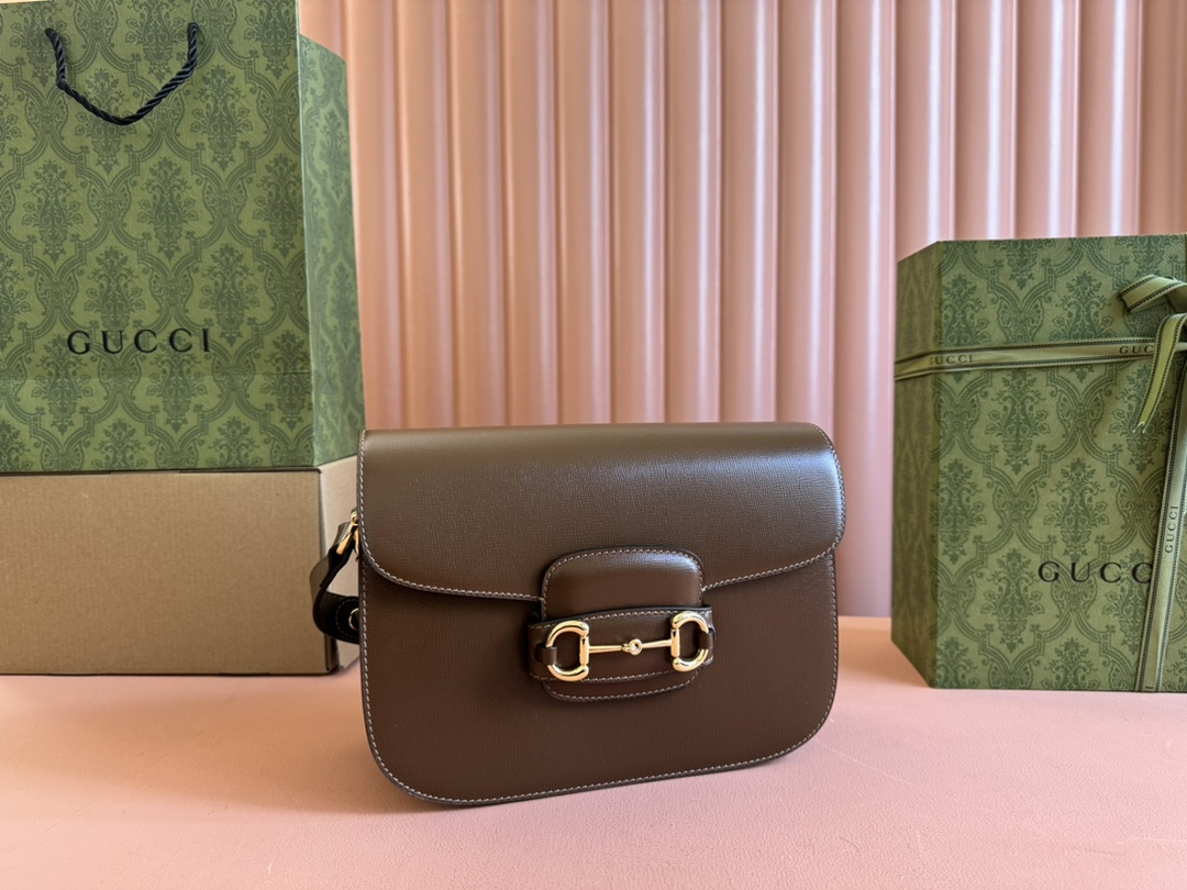 Gucci Azalea Horsebit 1955 Shoulder Bag Brown Sugar - Bag