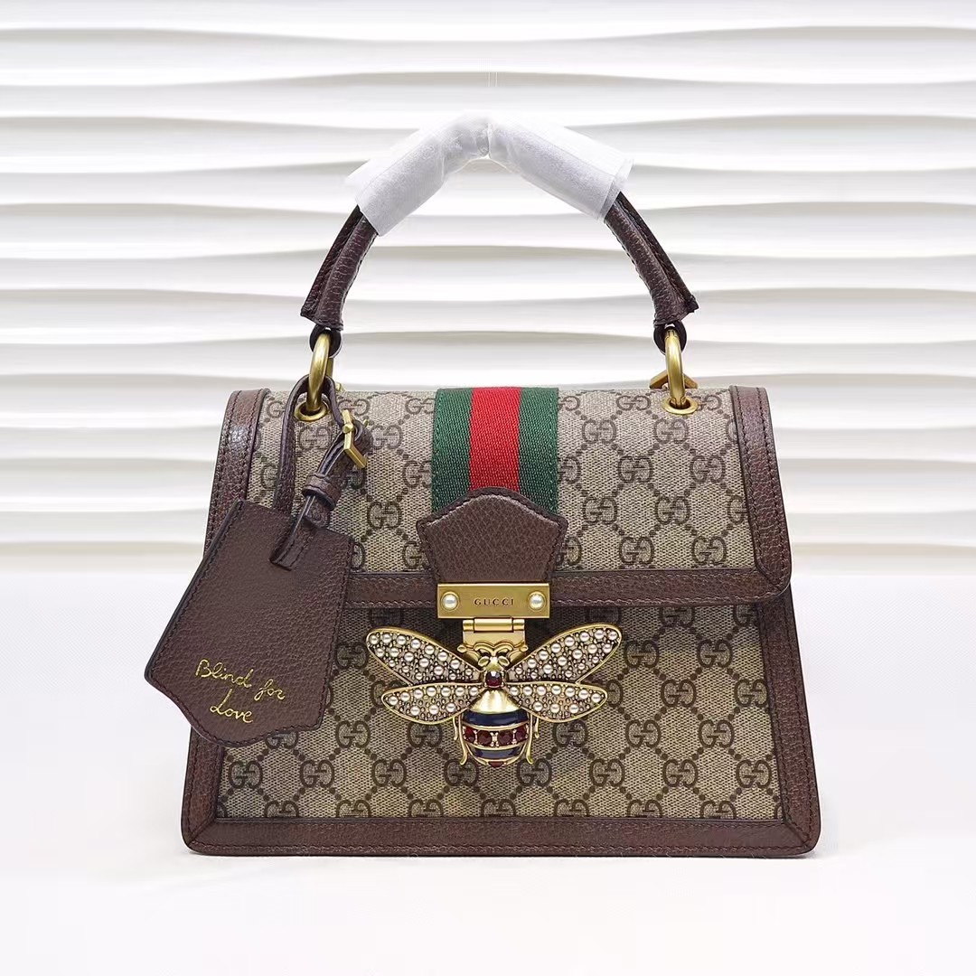 [TOP]Gucci Queen Margaret Bee Top Handle Bag