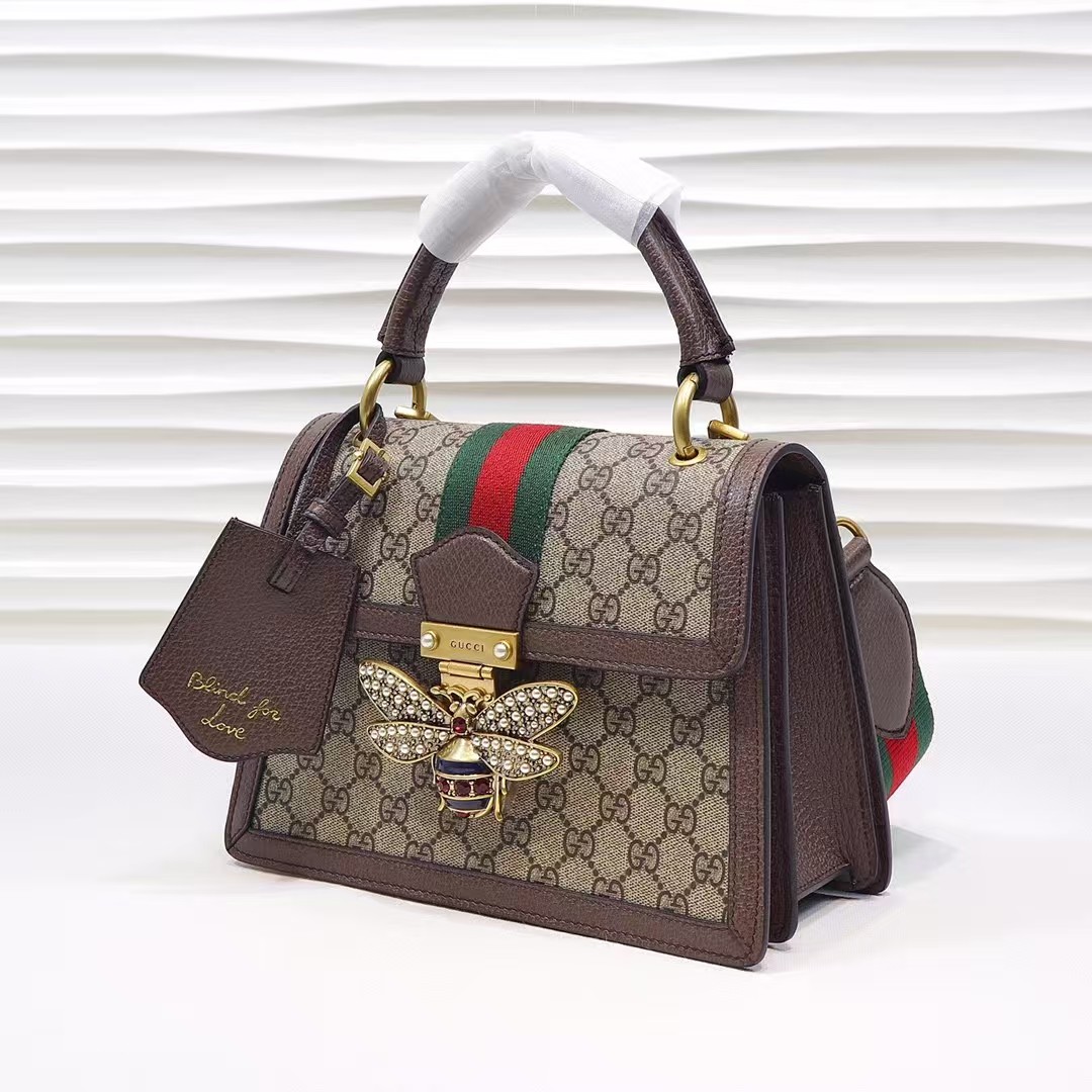 [TOP]Gucci Queen Margaret Bee Top Handle Bag