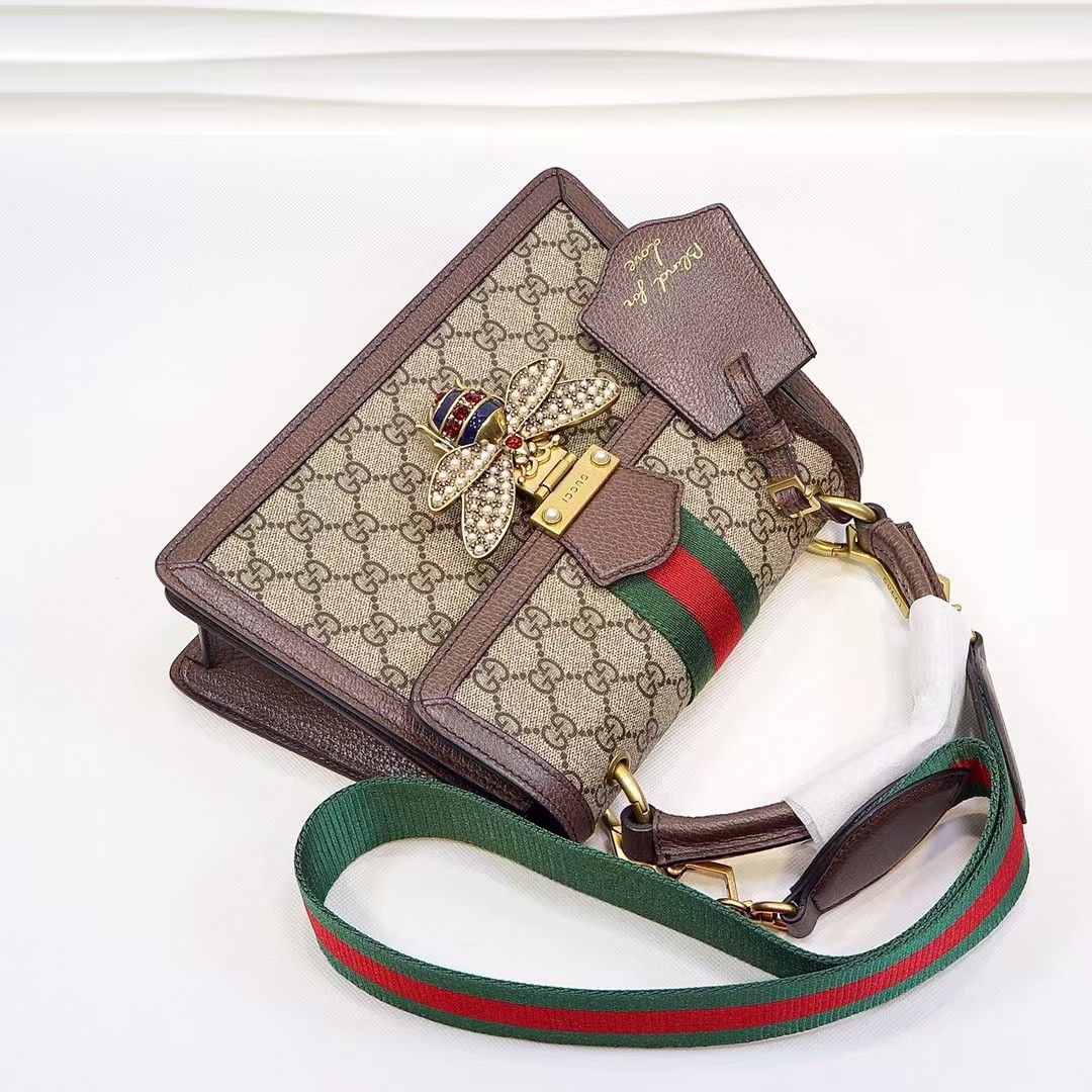 [TOP]Gucci Queen Margaret Bee Top Handle Bag