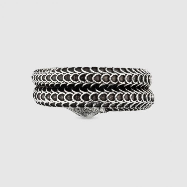GARDEN SILVER SNAKE RING
