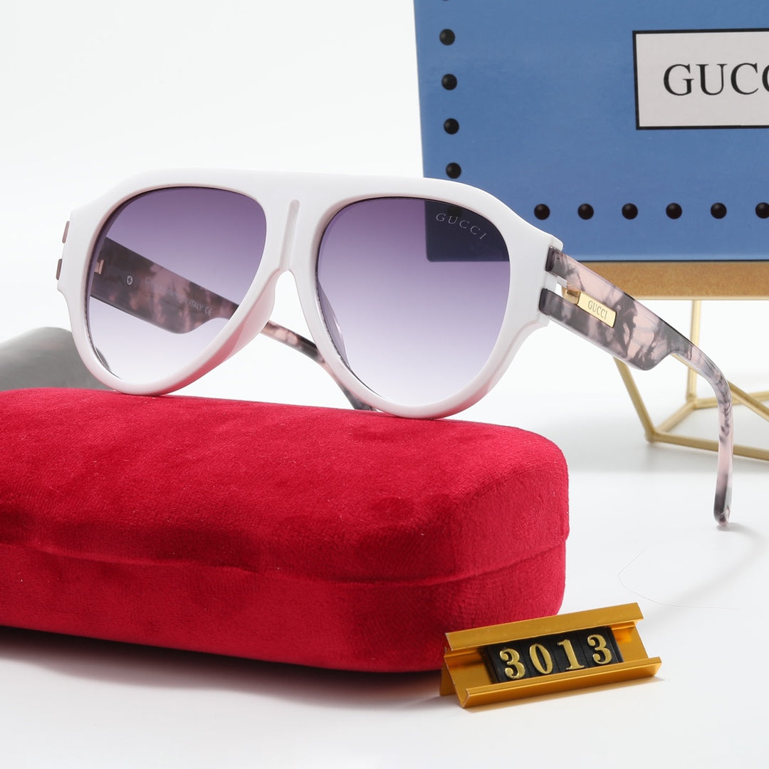 6 colors fashion oval two-tone polarized sunglasses