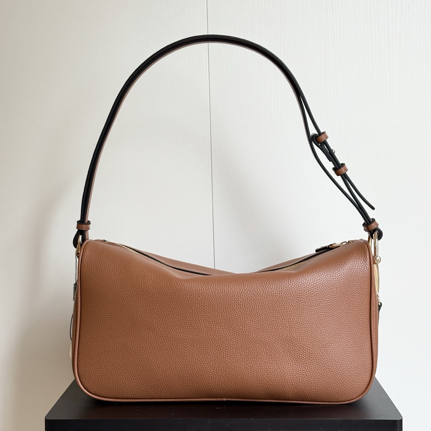 Gucci Half Horsebit Shoulder Brown soft grainy leather Bag