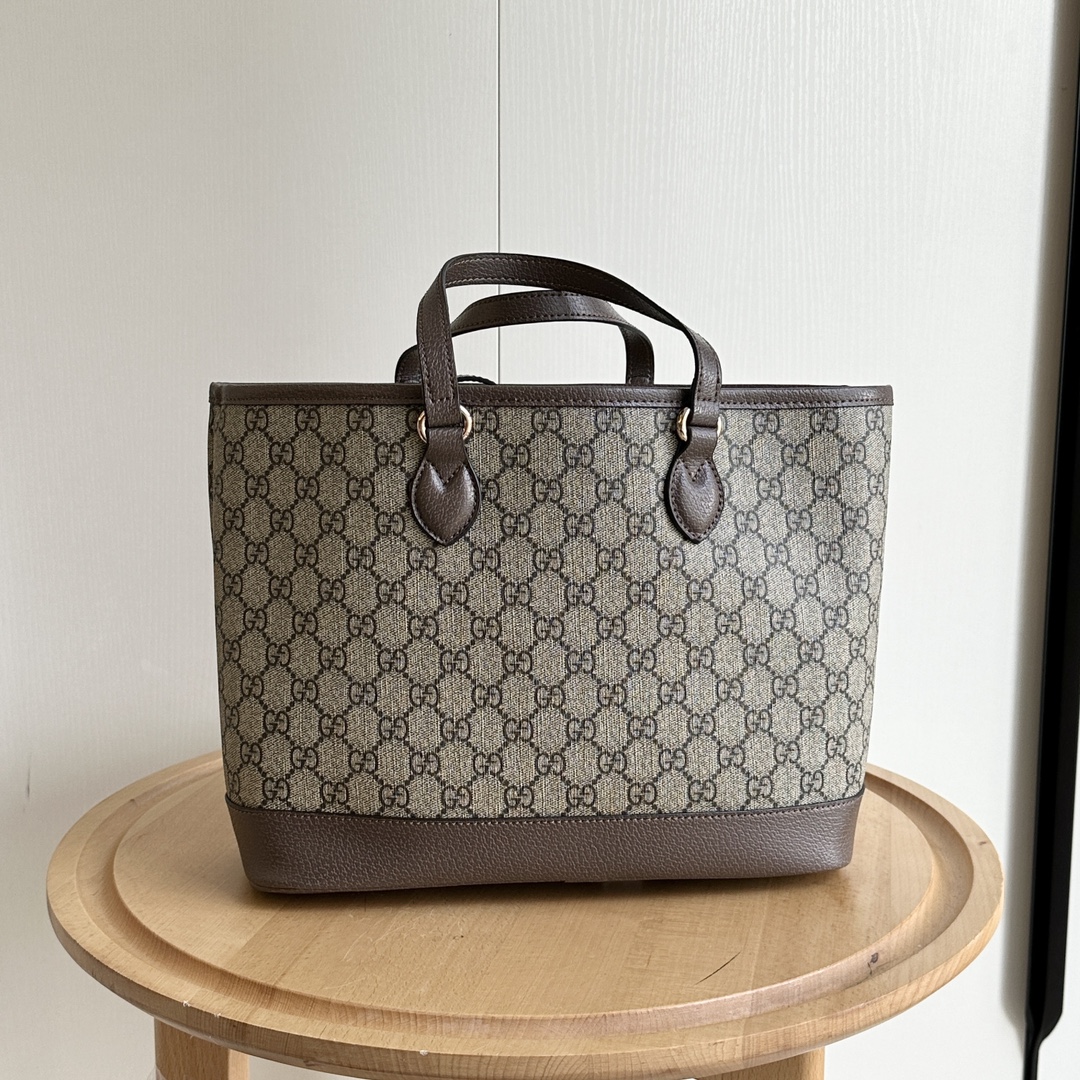 Gucci Ophidia Large Tote Bag - Gray Bag
