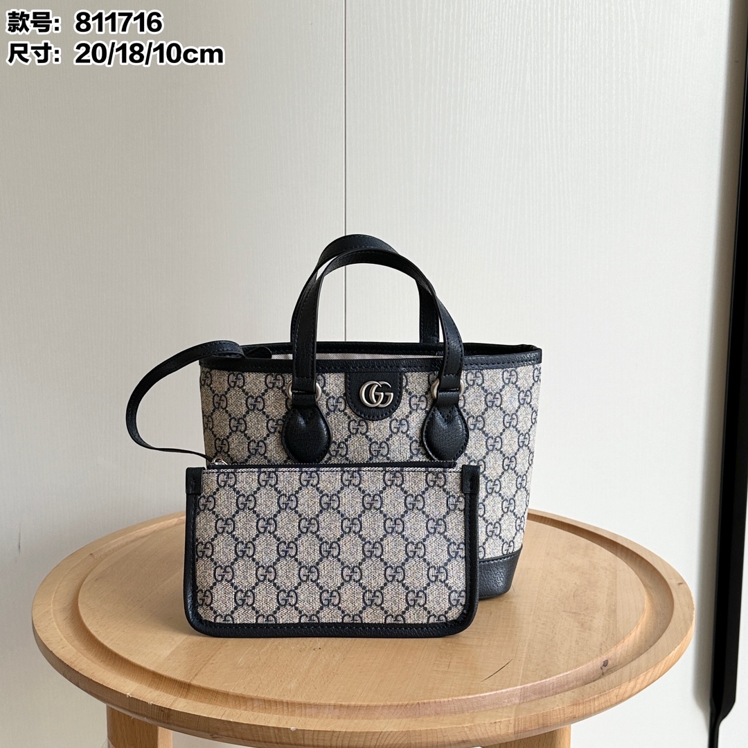 Gucci Ophidia Small Tote Bag - Black Bag