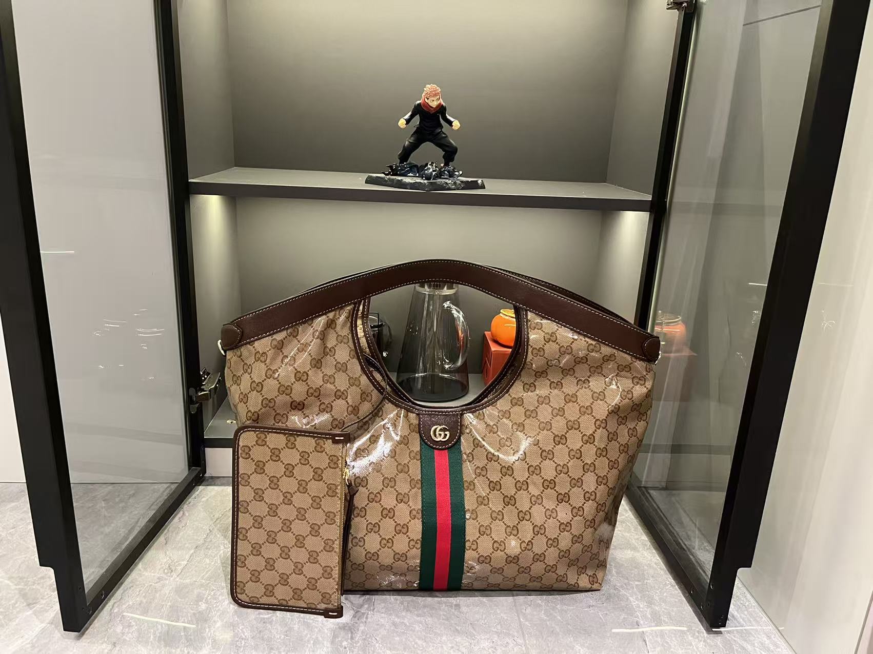 Gucci Giglio GG large tote bag varnished GG fabric - Bag