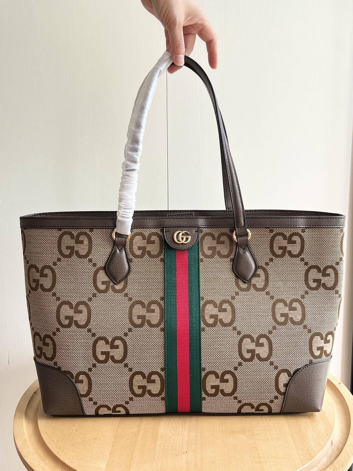 Gucci Ophidia medium tote bag Brown- Bag