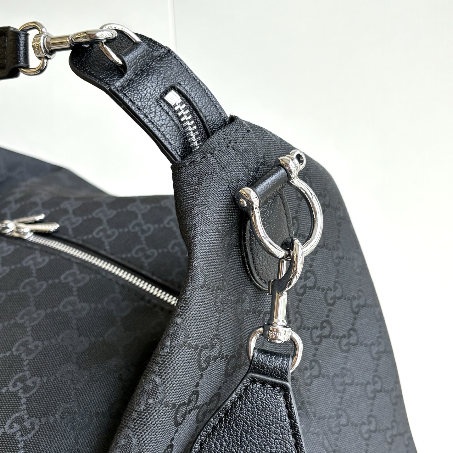 Gucci Brera crossbody bag Black GG canvas - Bag