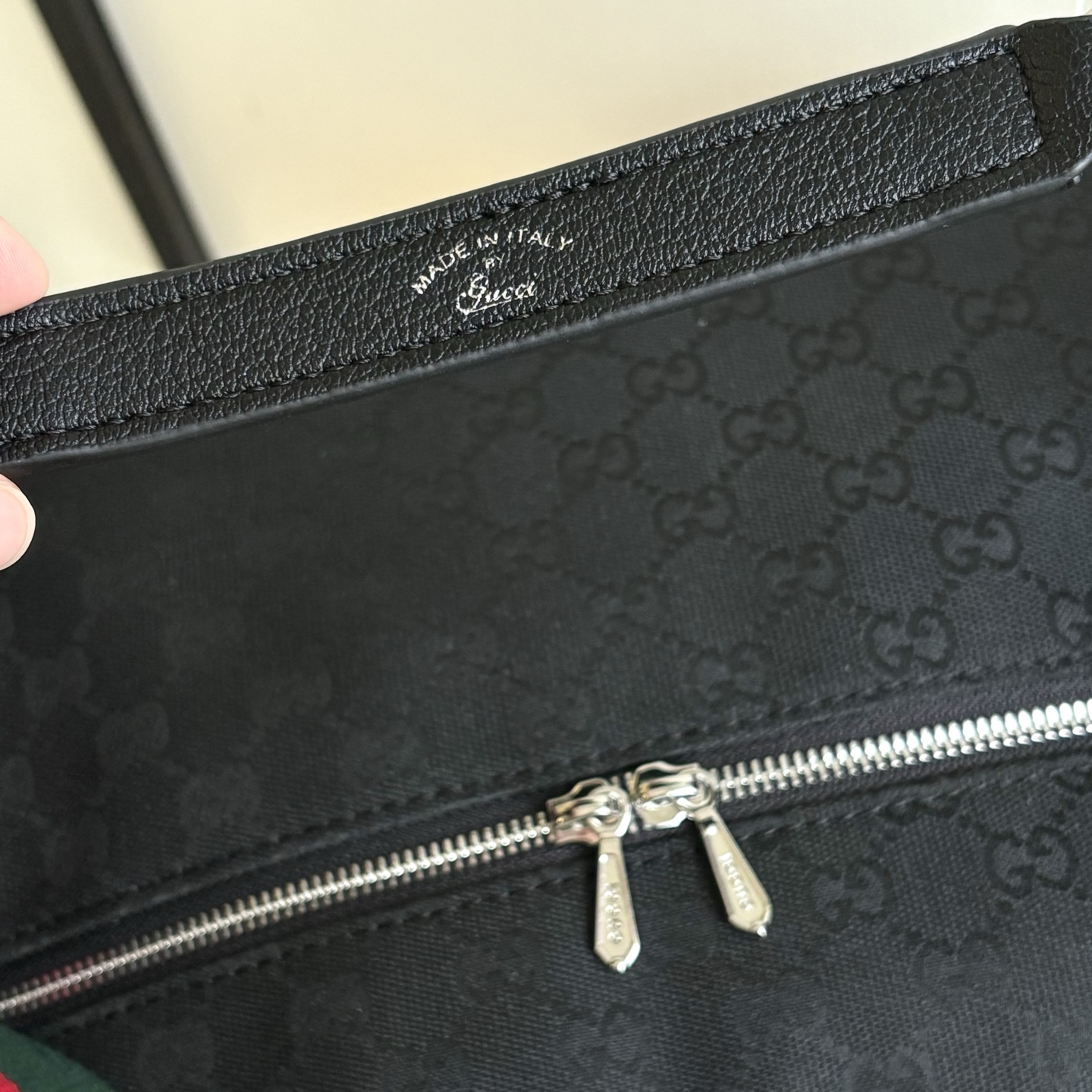 Gucci Brera crossbody bag Black GG canvas - Bag