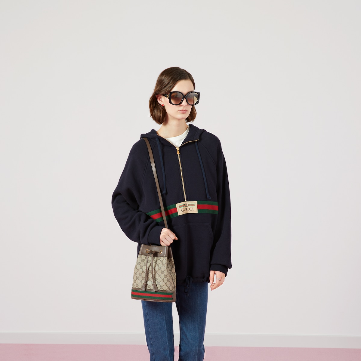 OPHIDIA SMALL BUCKET BAG
