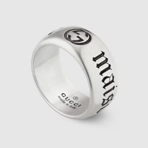 Wide 'maison de l'amour' ring