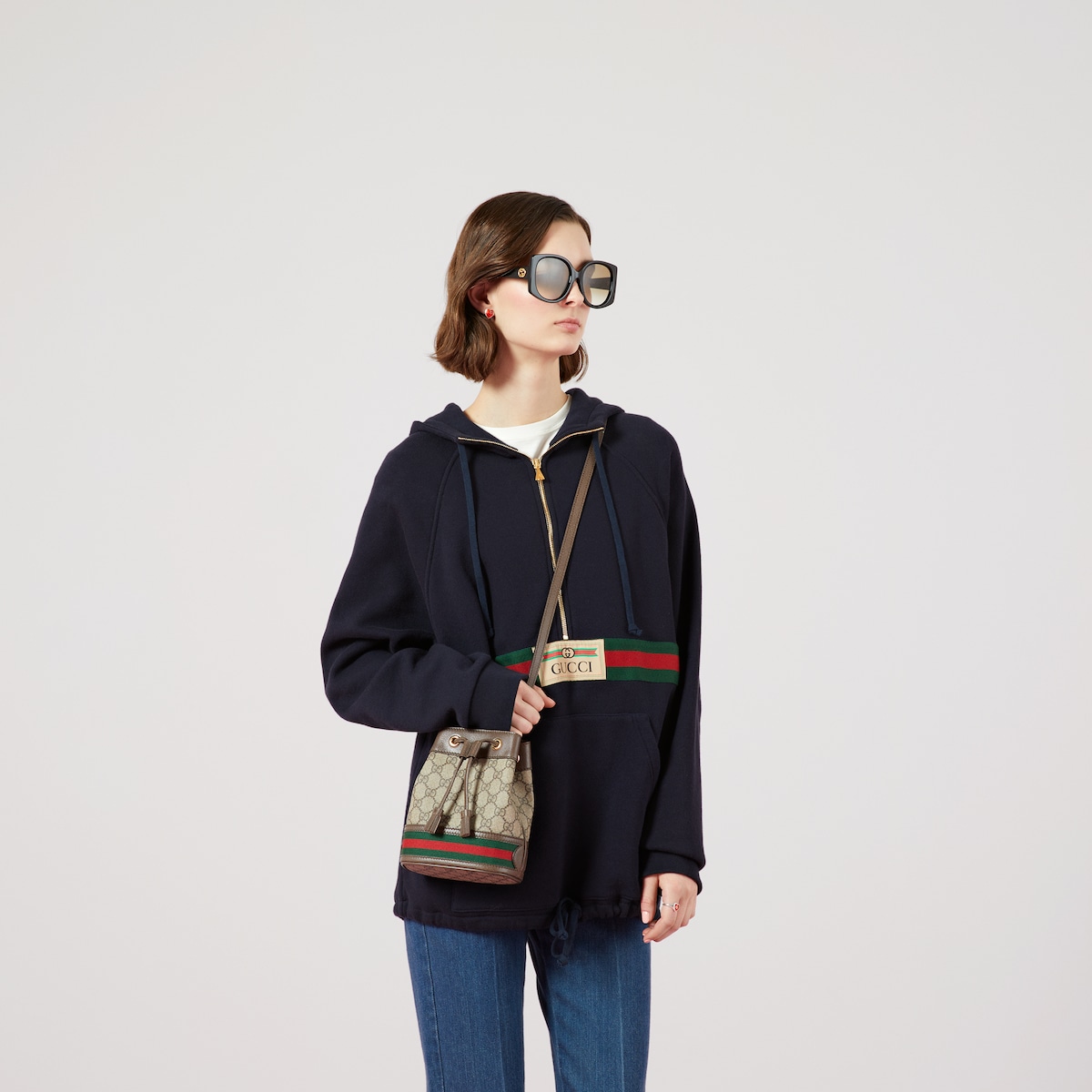 OPHIDIA MINI BUCKET BAG