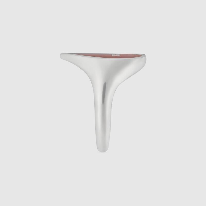 HEART ENAMEL RING