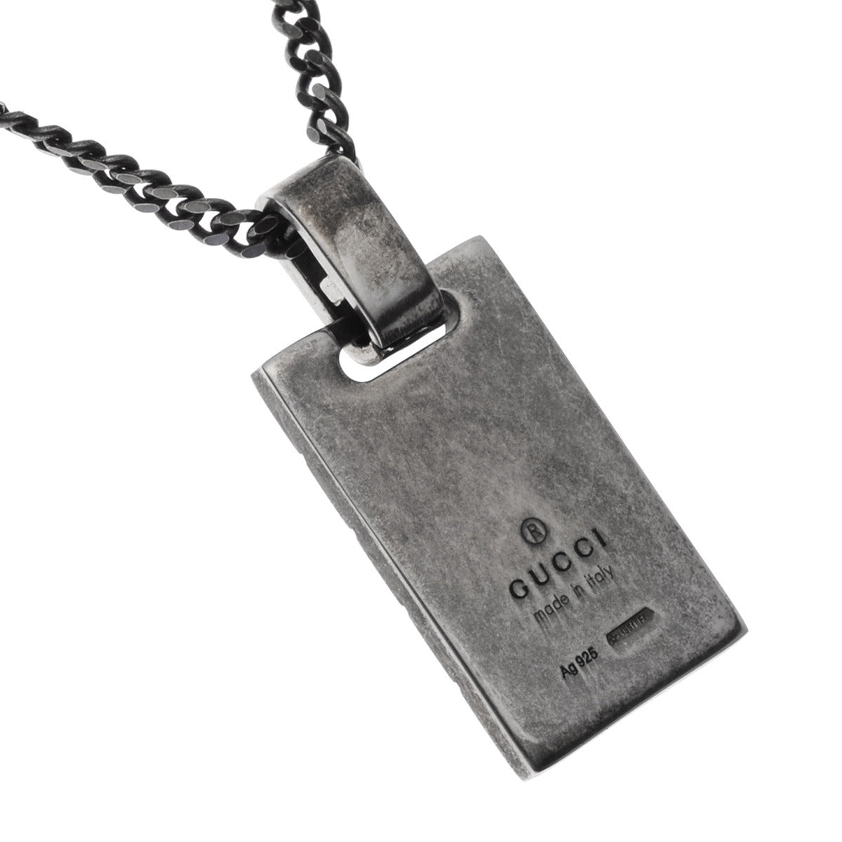Unisex Silver Logo Necklaces & Chokers