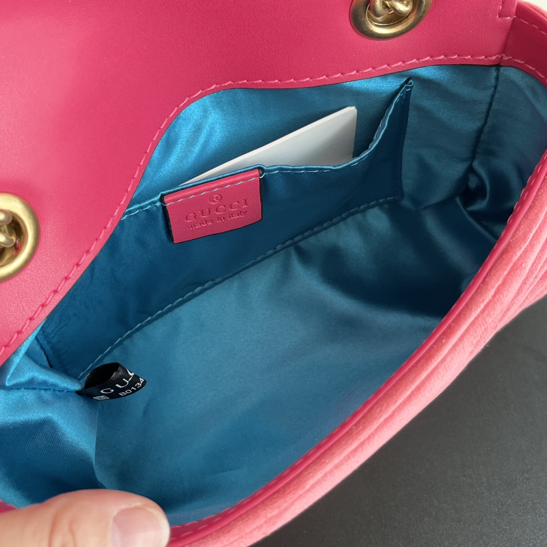 Gucci GG Marmont Velvet Collection - Red Cherry Blossom Bag