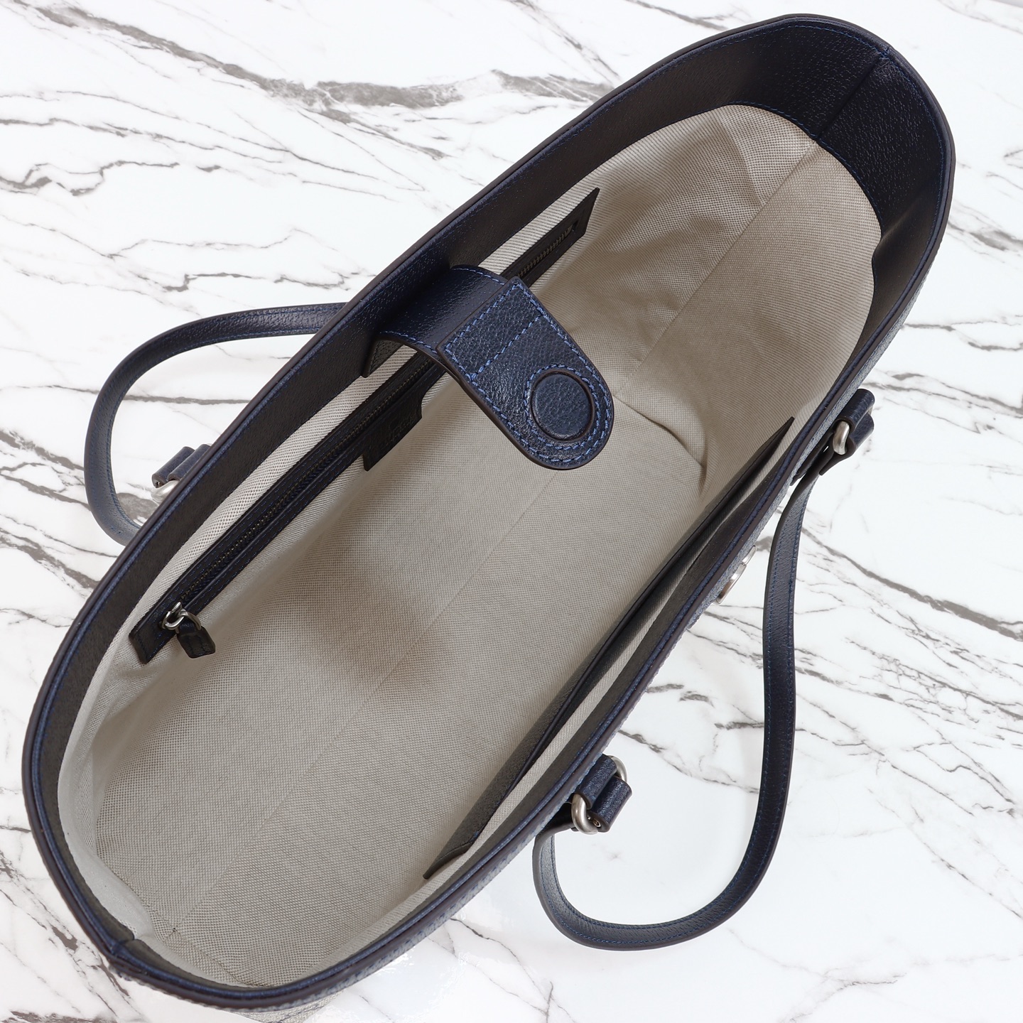 Gucci Ophidia medium tote bag Blue- Bag