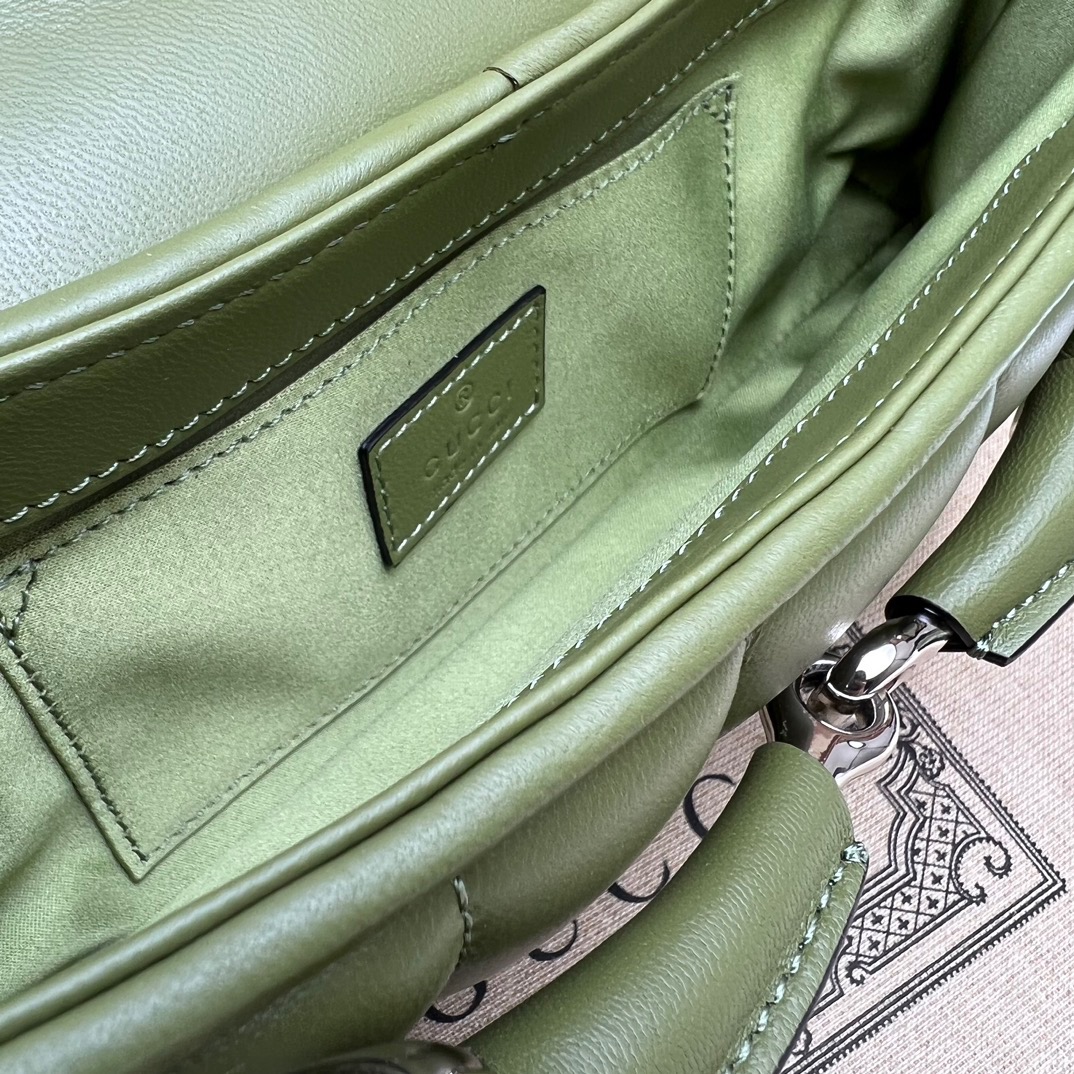 Gucci Horsebit Chain Small Shoulder Bag Green - Bag