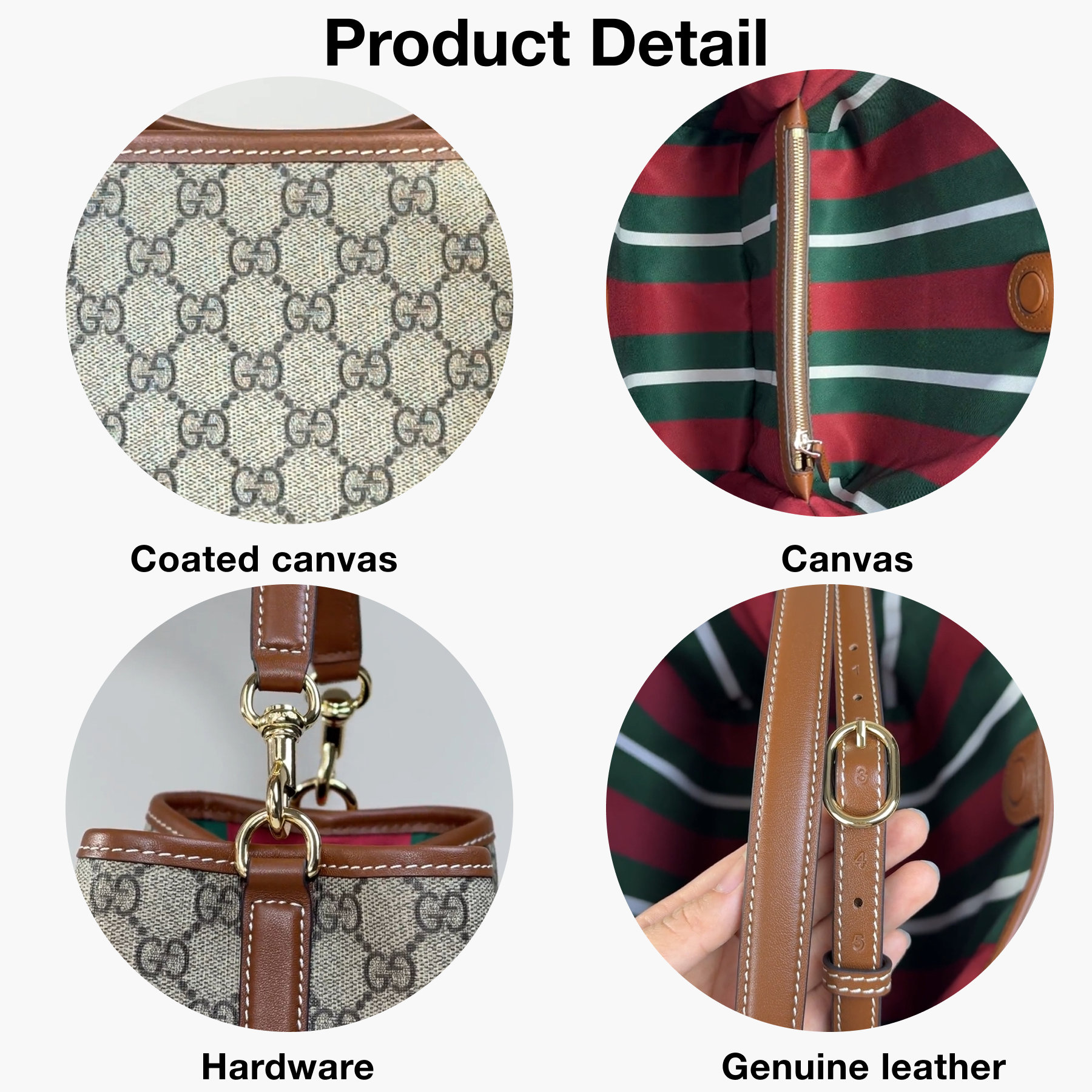 [TOP]Gucci GG Emblem bucket bag - Medium