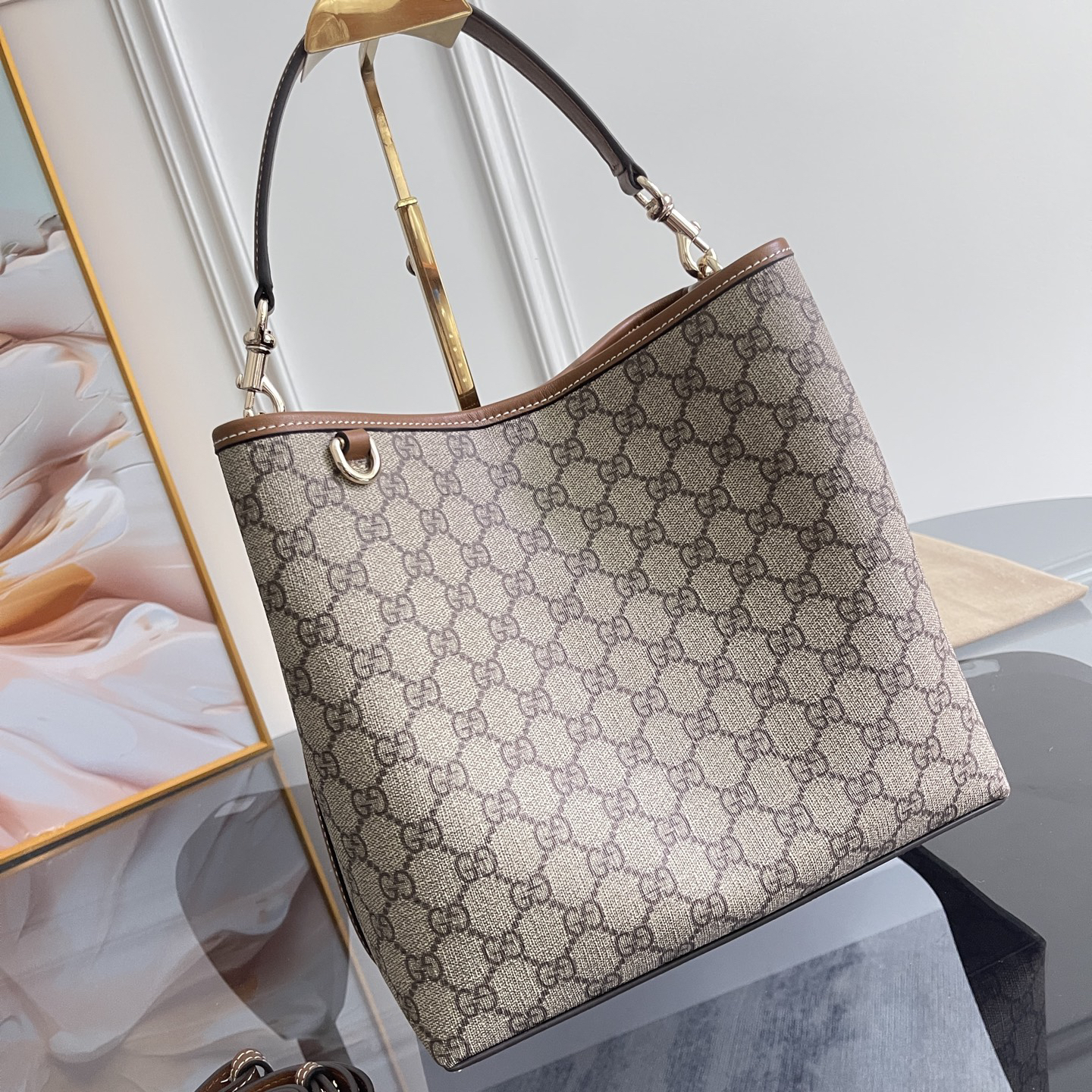 [TOP]Gucci GG Emblem bucket bag - Medium