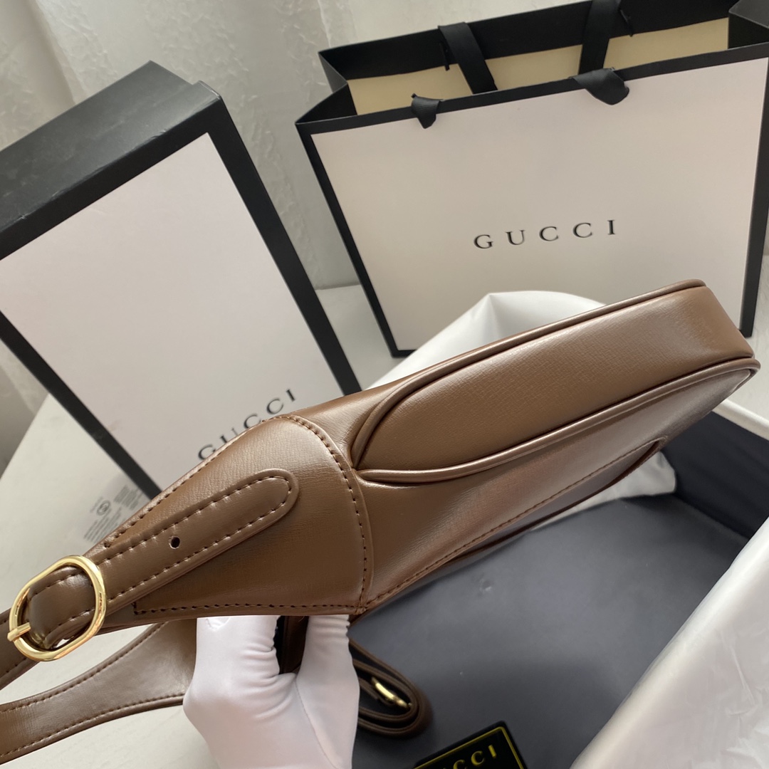 Gucci Jackie 1961 small shoulder bag-Brown - Bag