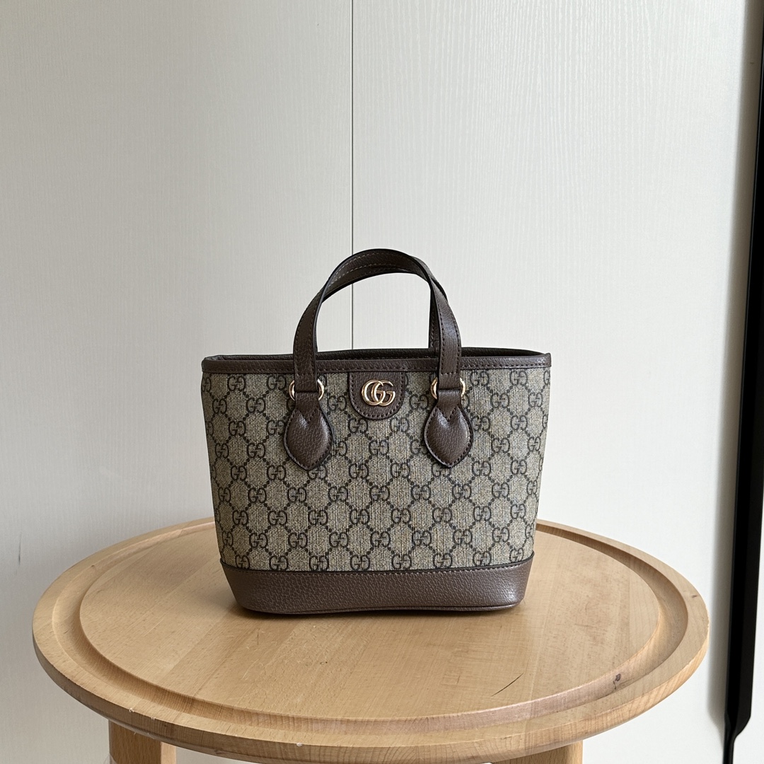 Gucci Ophidia Small Tote Bag - Gray Bag