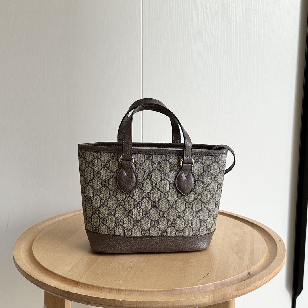 Gucci Ophidia Small Tote Bag - Gray Bag