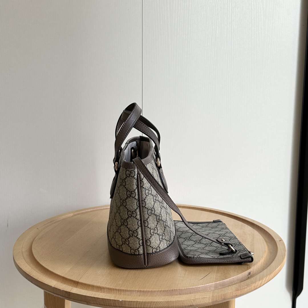 Gucci Ophidia Small Tote Bag - Gray Bag
