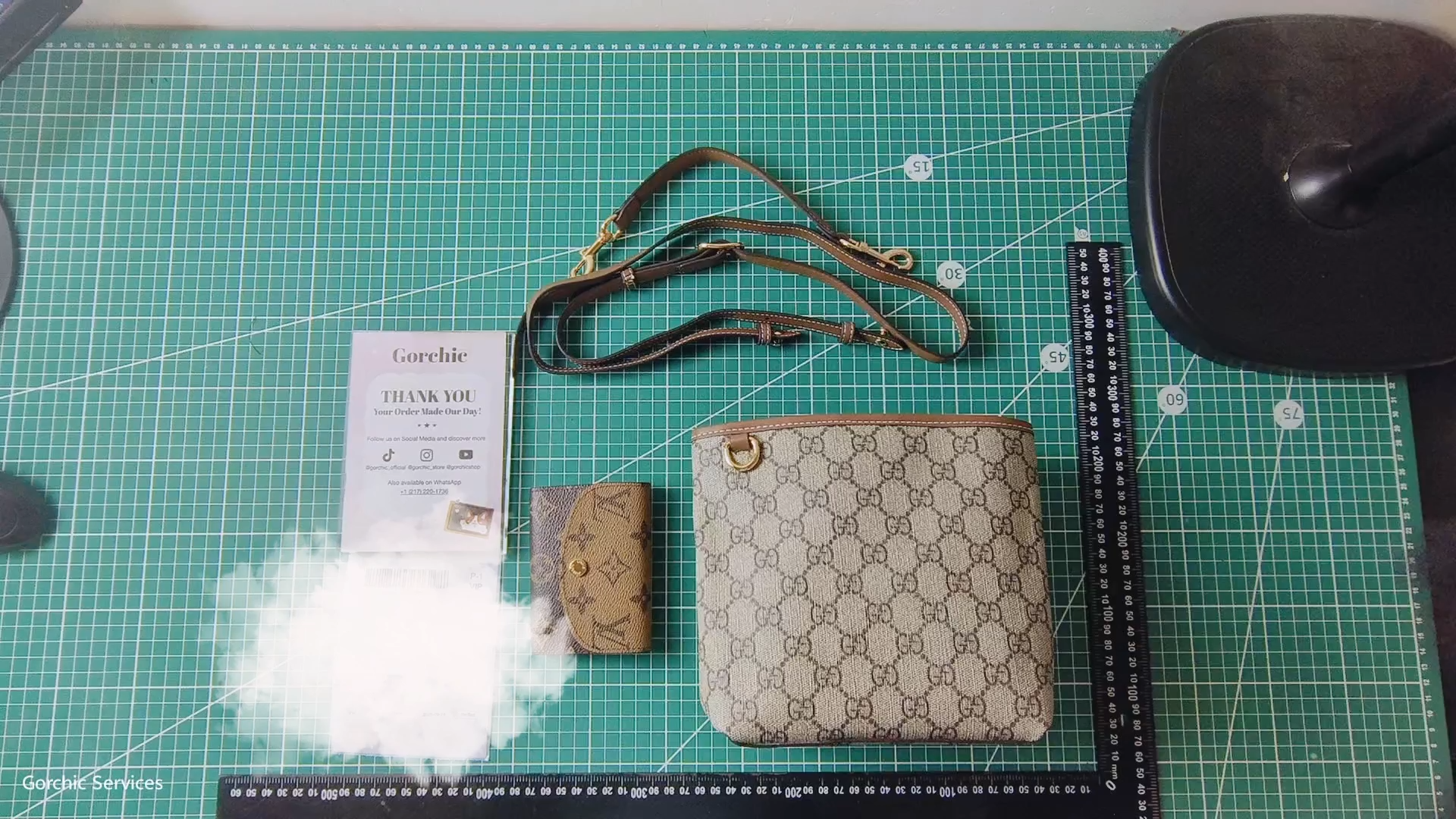 Gucci GG Emblem bucket bag - Small