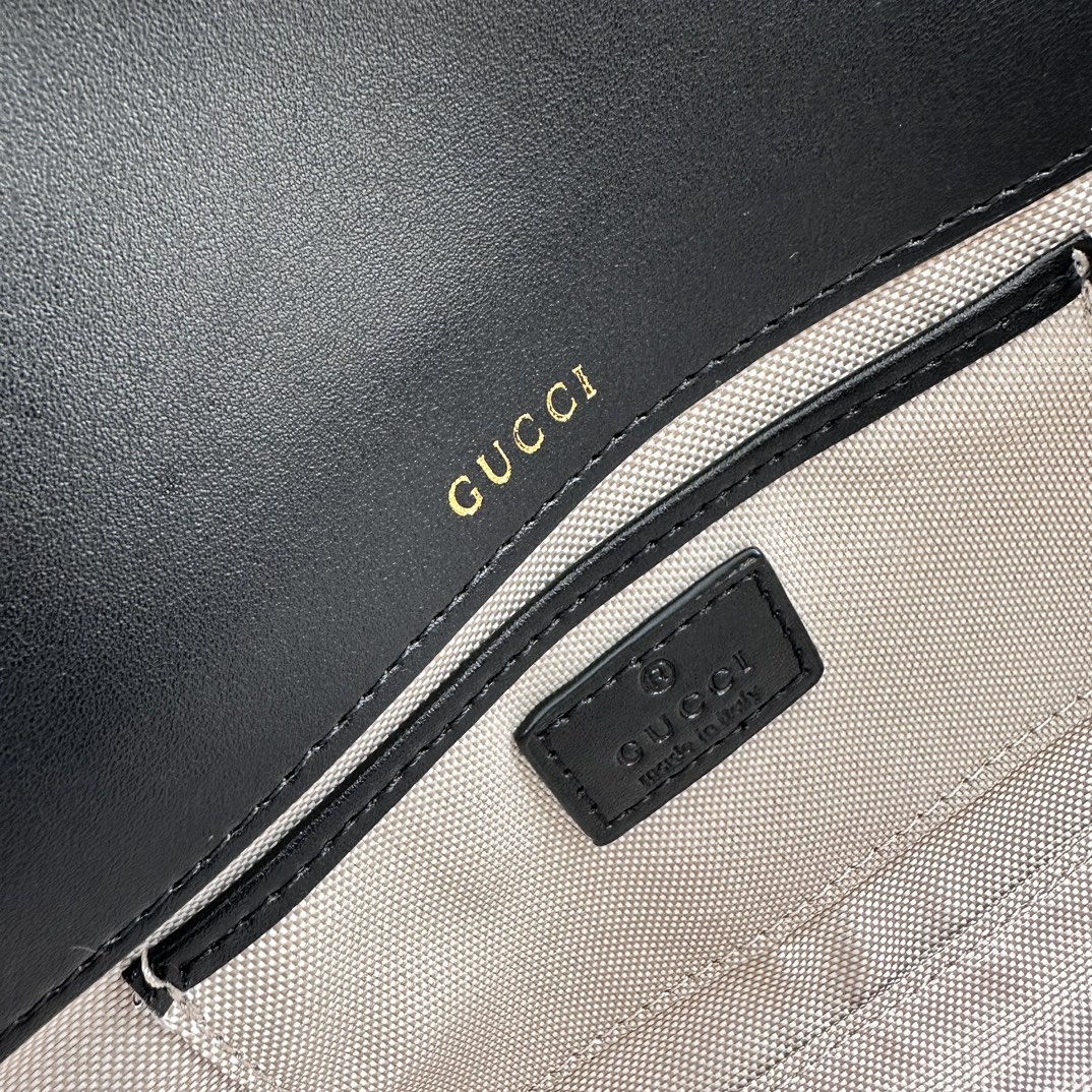 Gucci Horsebit 1955 Small Black Shoulder Bag