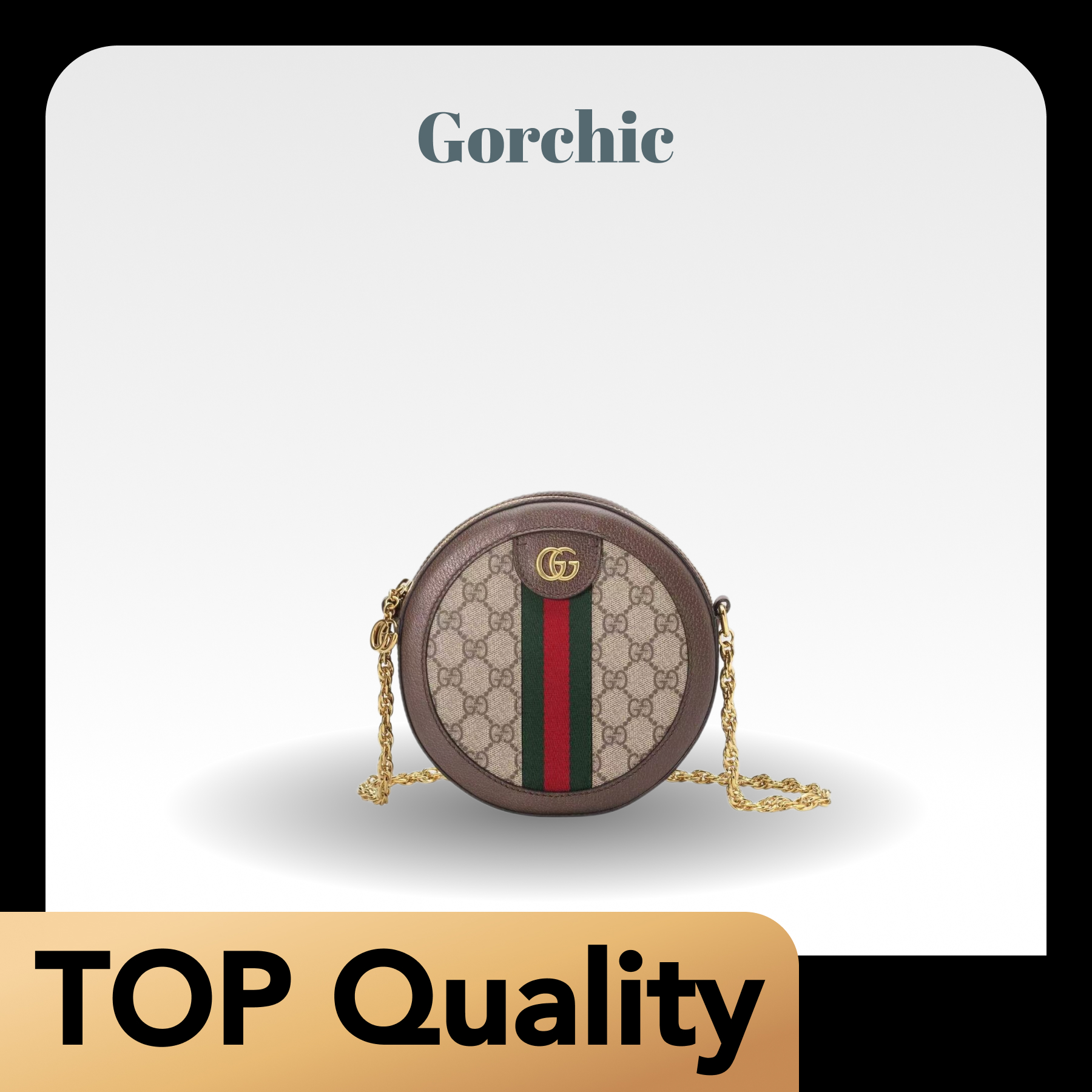 [TOP]Gucci GG Ophidia Mini Round Shoulder Bag