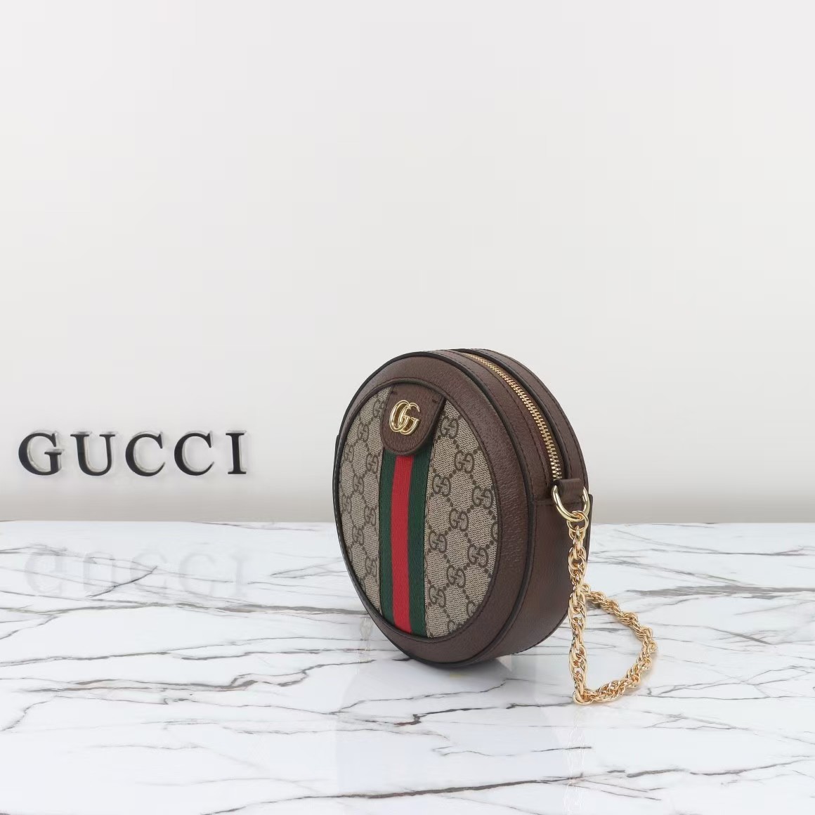 [TOP]Gucci GG Ophidia Mini Round Shoulder Bag