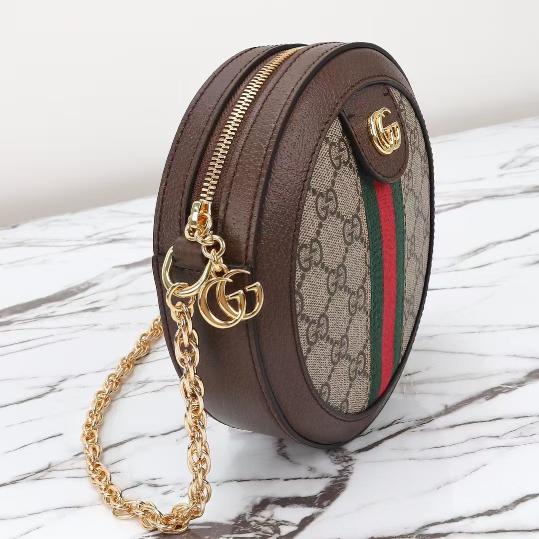 [TOP]Gucci GG Ophidia Mini Round Shoulder Bag