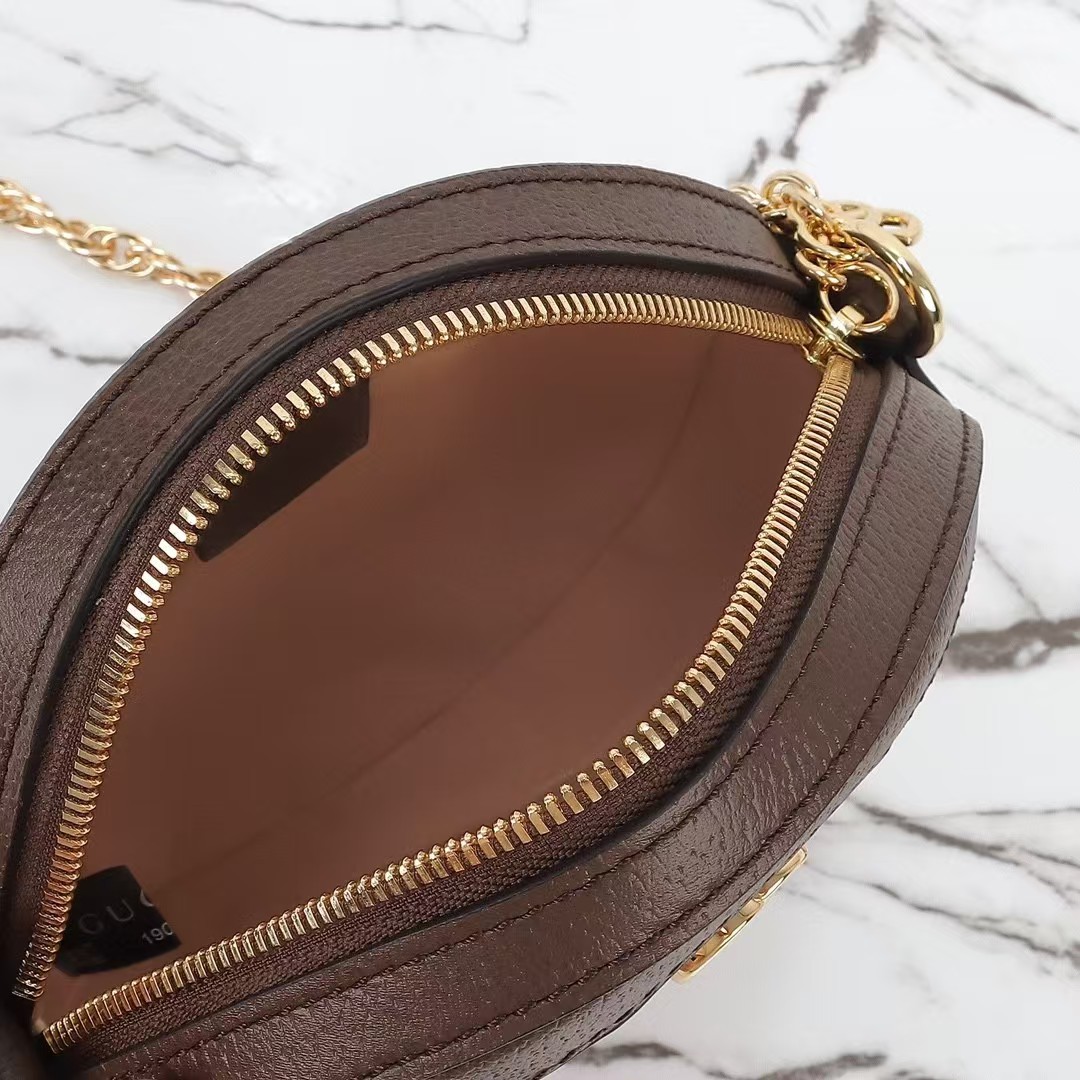 [TOP]Gucci GG Ophidia Mini Round Shoulder Bag