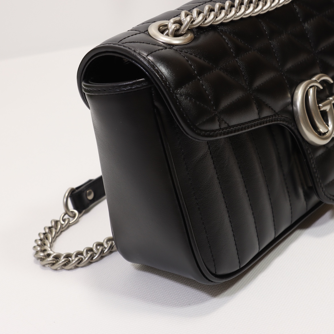 Gucci GG Marmont Small Shoulder Bag Black - Bag