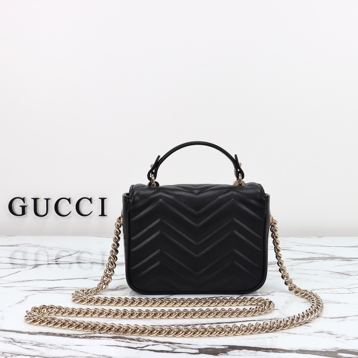 [TOP] Gucci GG Marmont mini top handle bag